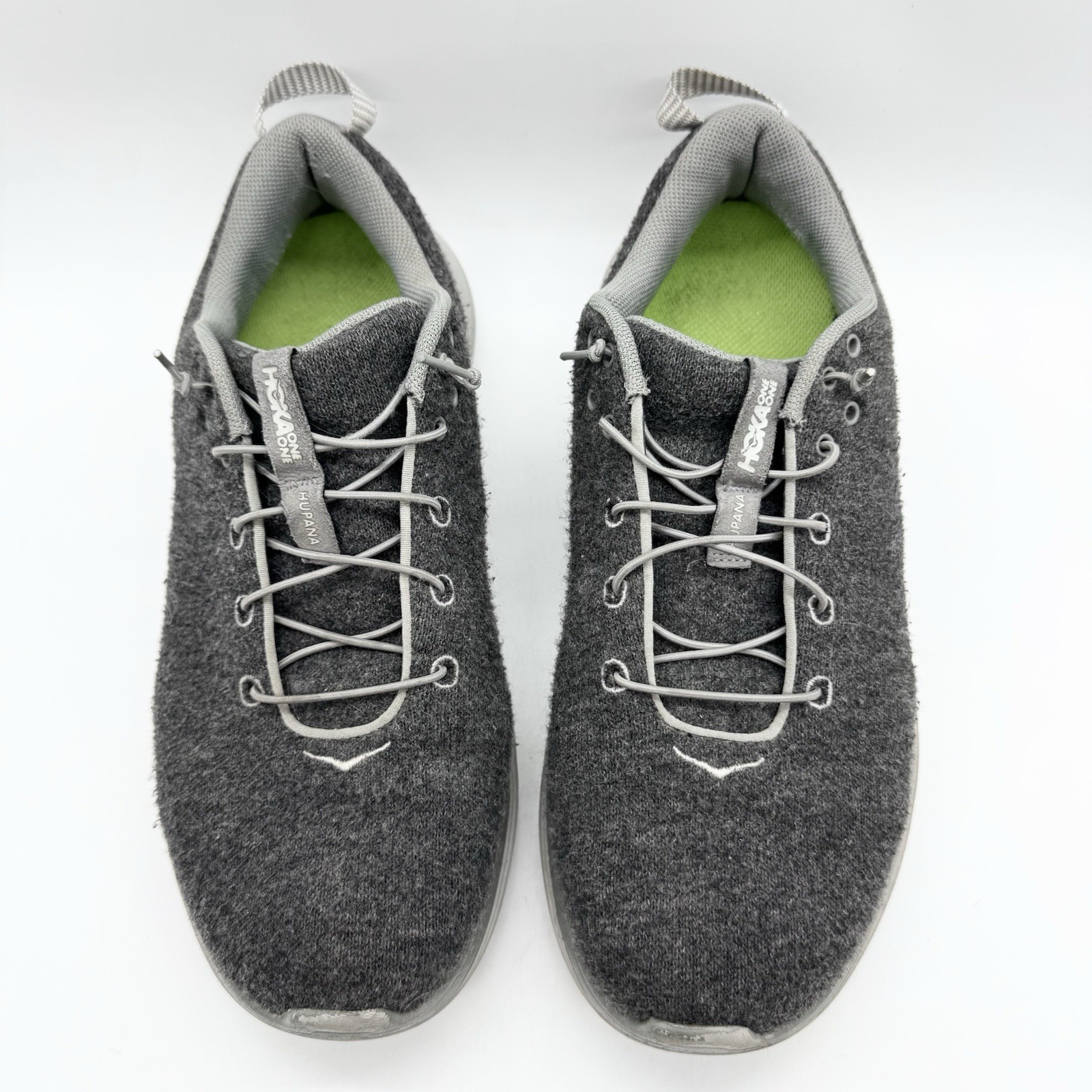 Hoka One One Hupana Flow Wool Comfort Sneakers In Dark shadow/Wild Dove Size 8.5 thumbnail 4