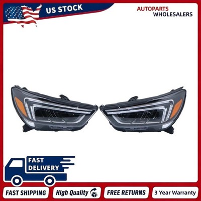 Left & Right Full LED Headlights w/Bulbs & Ballasts For 2017-2020 Buick Encore