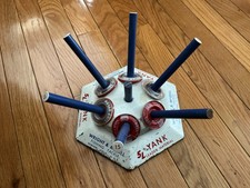 VINTAGE RARE FISHING LINE ROTATING STORE DISPLAY BRANDED RACK  FLY FISHING