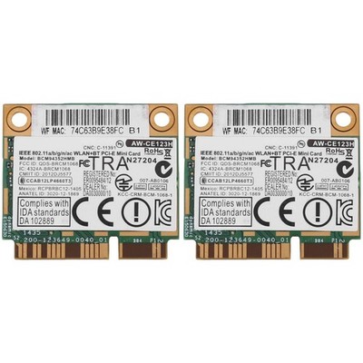 2X für AzureWave BCM94352HMB WIFI-Karte  PCIe 802.11AC 867 MHz  WIFI WLAN B4802