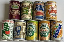 9 X Mini Soft Drinks Cans - 1992-1993