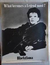 Vintage Blackglama Judy Garland Mink Fur Coat Advertising Poster, 22