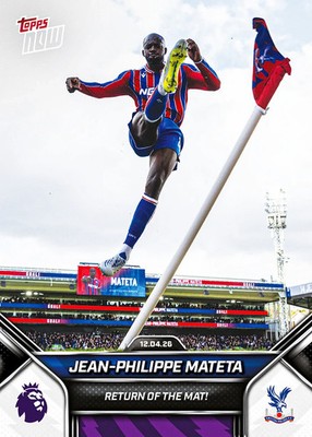 Topps Now Premier League 25/26 - Card 169 - Jean-Philippe Mateta Crystal Palace