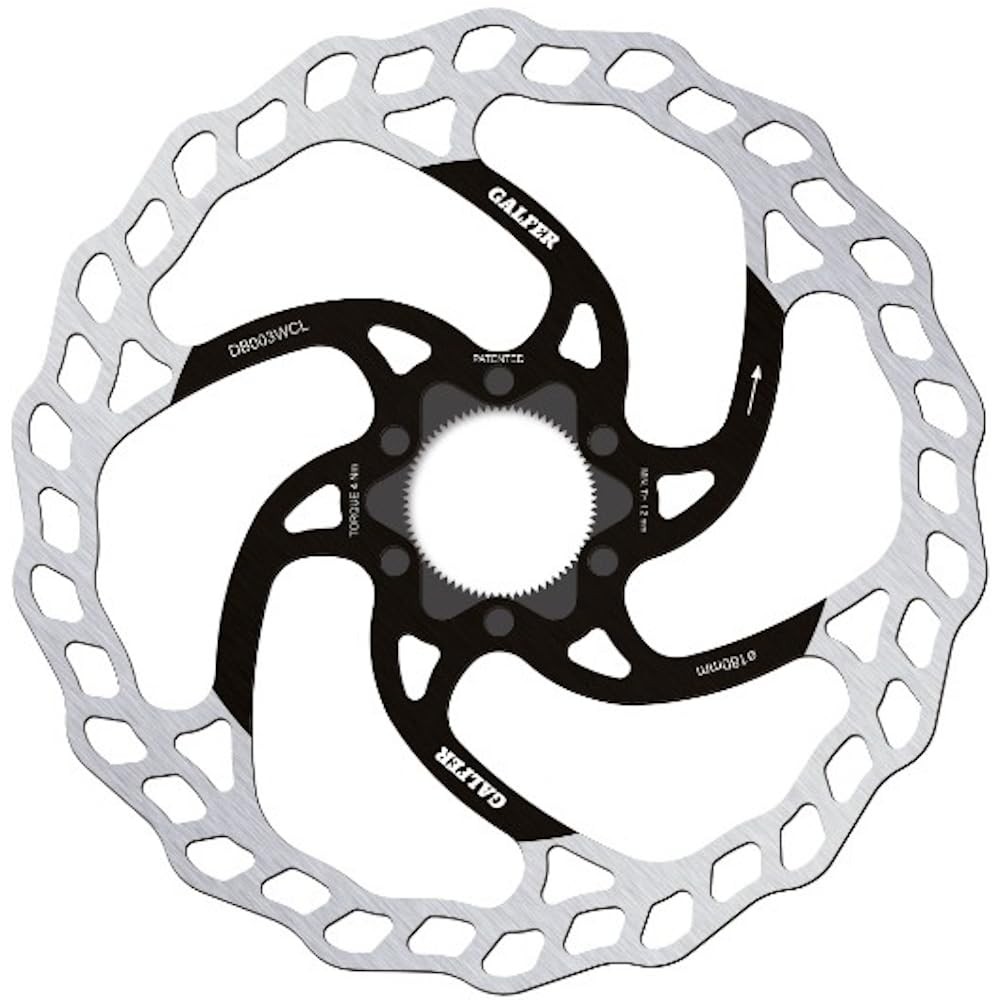 DISCO FRENO GALFER MTB DISC WAVE CENTERLOCK SYSTEM 180X18MM 13390₽