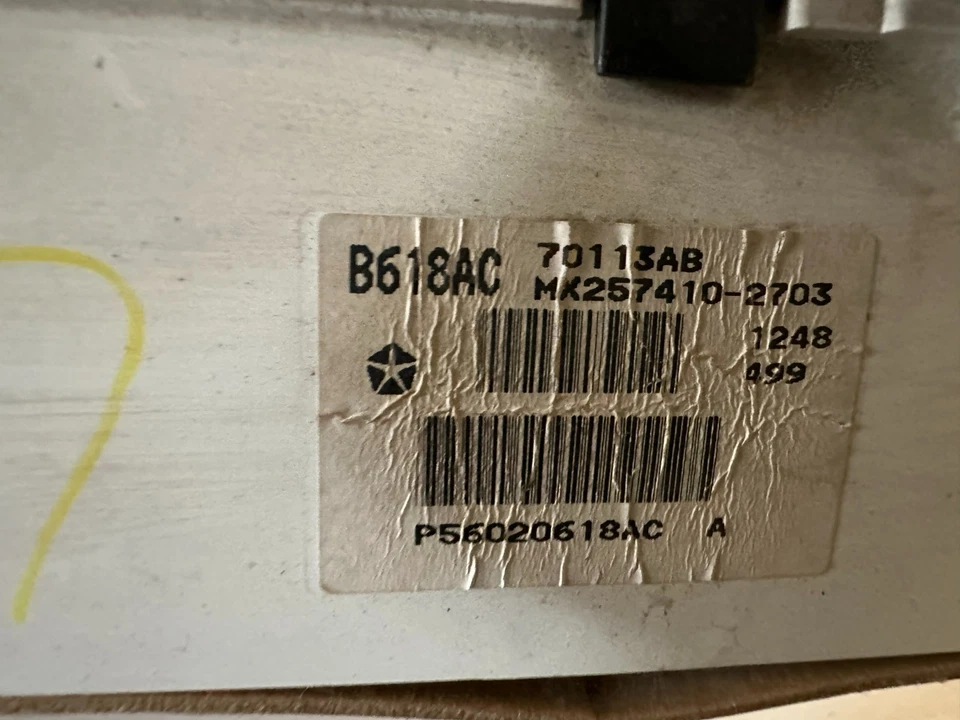 Cuadro de instrumentos velocímetro 1999 Dodge RAM 1500/2500/3500 228.003 millas gas Foto 3 de 3