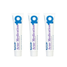 Rugby Acne Medication Benzoyl Peroxide Gel USP, 10 - Clear up Acne Pimples - Gr
