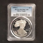 1990-S PROOF AMERICAN SILVER EAGLE PCGS PR70 DCAM - FREE SHIPPING!