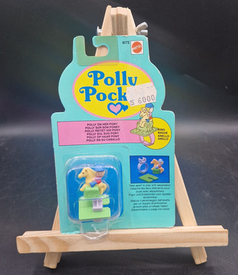 Polly Pocket Mini - NEU -Ring 1991 / Polly reitet ihr Pony