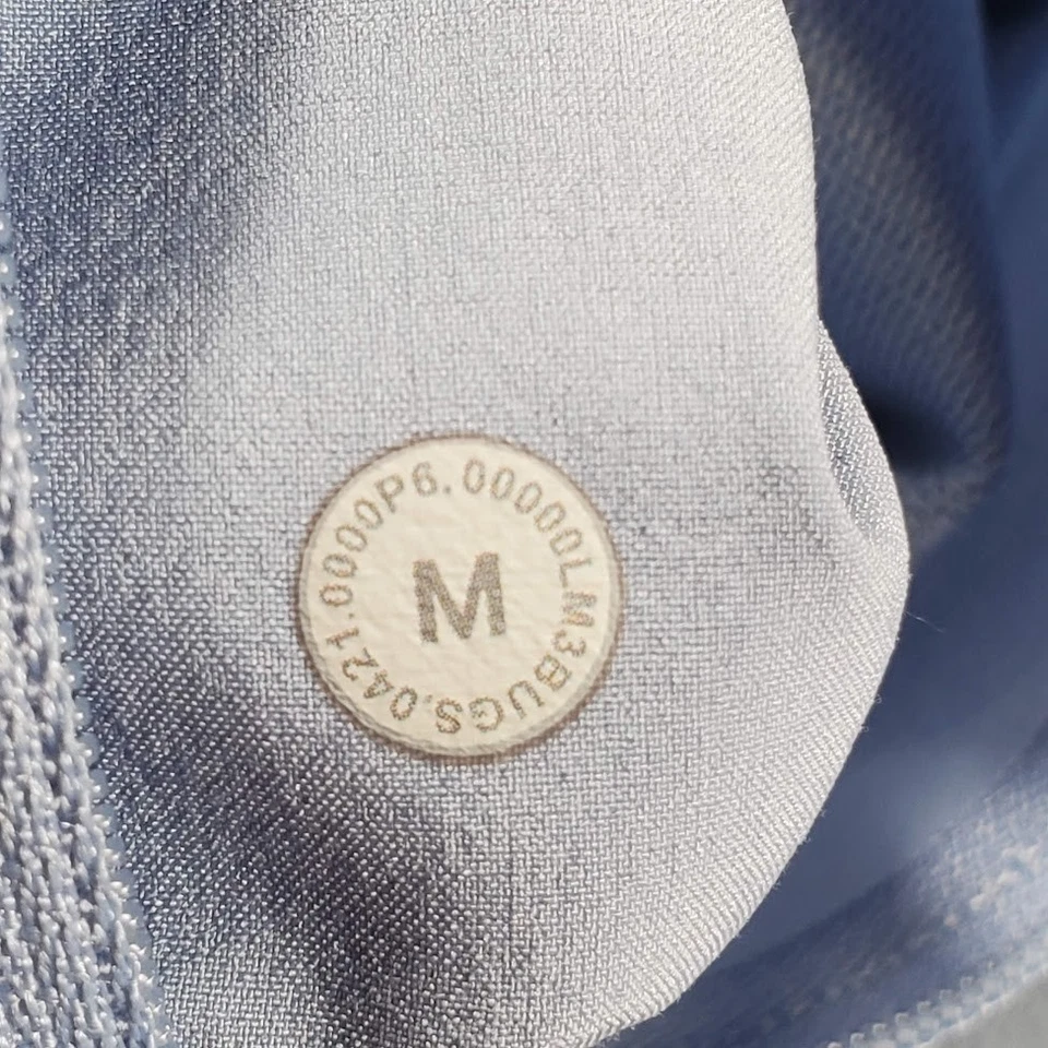 Lululemon мужской средний город пот экипажа толстовка пуловер синий эластичной стороны молнии - Изображение 3 из 4