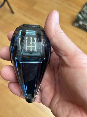 Touch Activated LED Illuminated Crystal Gear Shift Knob for manual tested works