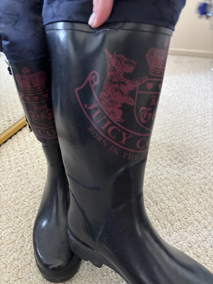 BOTAS DE LLUVIA JUICY COUTURE VINTAGE TALLA 8 Foto 3 de 4