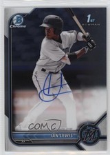 2022 Bowman Chrome Prospect Auto Ian Lewis #CPA-IL Auto 7i2