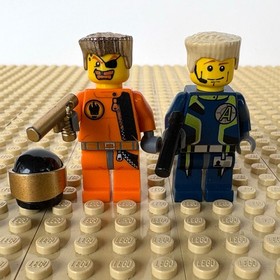 LEGO Agents: Gold Tooth + Agent Swipe, GUNS, agt007, agt021, 8967, GETAWAY 2009