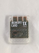 InTec Memory Card Sony PlayStation PS1 1X 15 Blocks PS-6100-A Good Condition