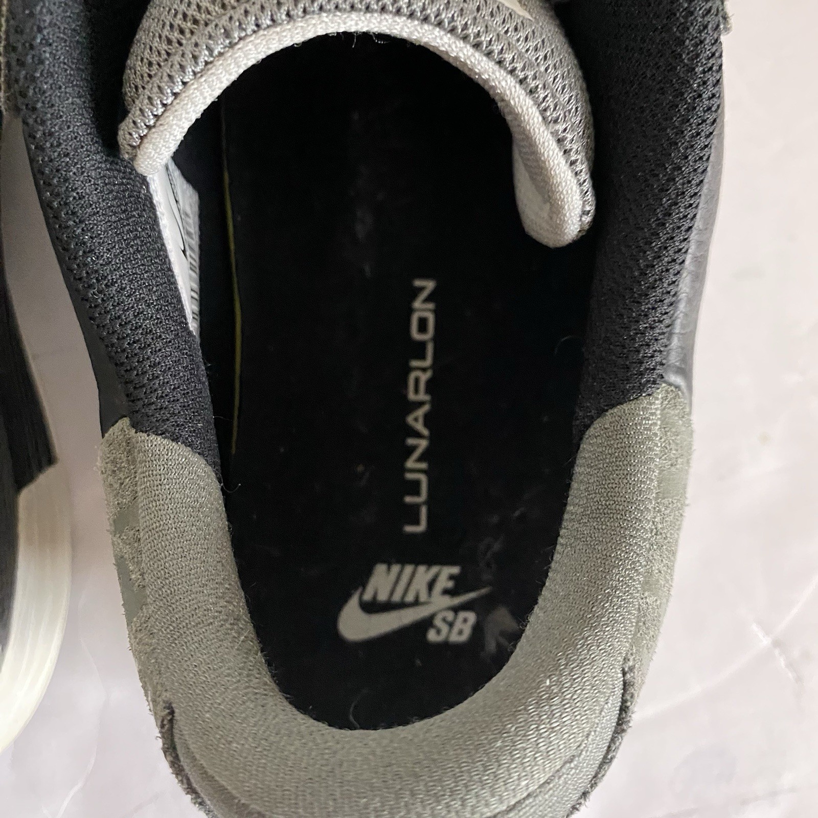 Nike SB 7 Elite Safari Green/Black Men’s 13 Used Skate Shoes Rare-Free Shipping thumbnail 6