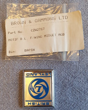 CZH2717 - BRITISH LEYLAND HOUSE BADGE MG AUSTIN MORRIS MINI  A PANEL/WING FITTED