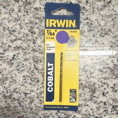IRWIN Cobalt Drill Bit 7/64 in Metallic Cutting for Drill Model 3016907
