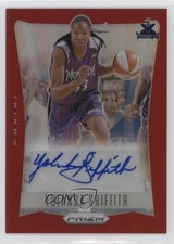 2024 Prizm WNBA Throwback Signatures Red 82/99 Yolanda Griffith Auto HOF 11ng