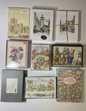 Mixed Set of Note Cards and Envelopes Flowers Dressed Europe Lot of 84