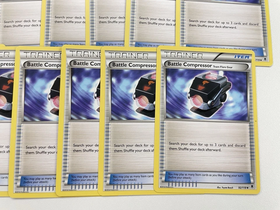 Pokemon TCG 2014 Battle Compressor 92/119 Phantom Forces Trainer Uncommon - 60x - Image 4 of 4