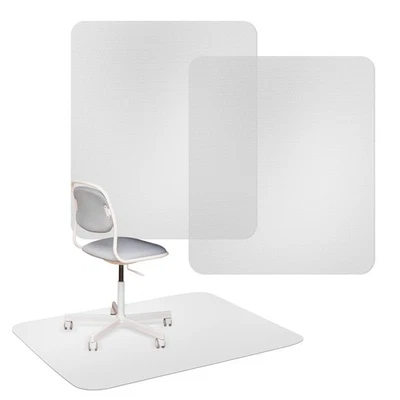 Ilyapa Heavy Duty Office Chair Mat - 2-Pack - 30 x 48 Inches - Clear, Durable PV