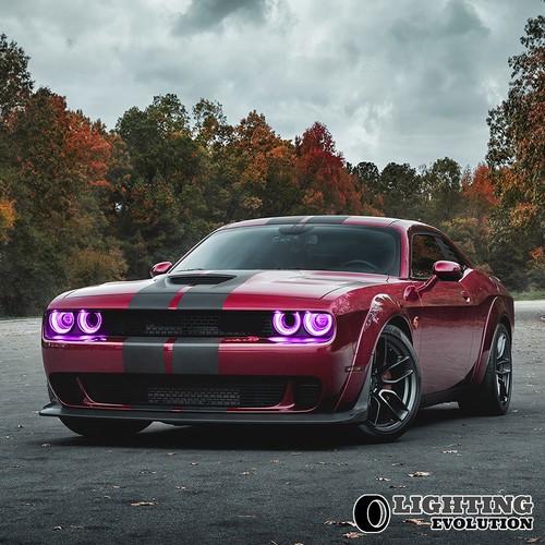 Faros LED RGB para Dodge Challenger R/T SRT Hellcat SXT SE 2015 2016-2022 - Imagen 17 de 19