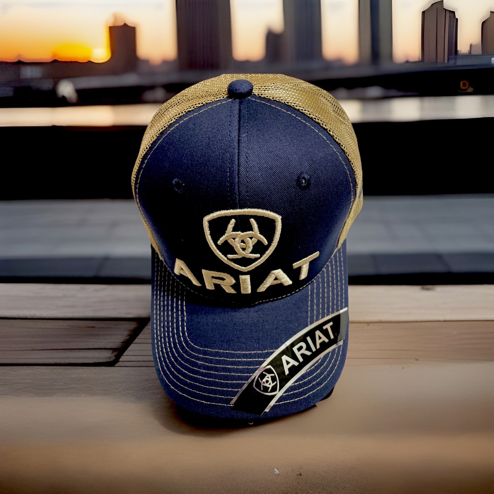 S Shield Logo Mesh Back Ajustable Cap Hat