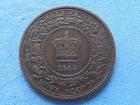 1864 Nova Scotia Half Cent — photo from another recent sale