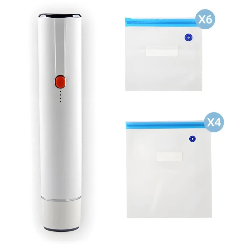 Transportable Rechargeable Tiny Vacuum Sealant For Reducing Waste Saving