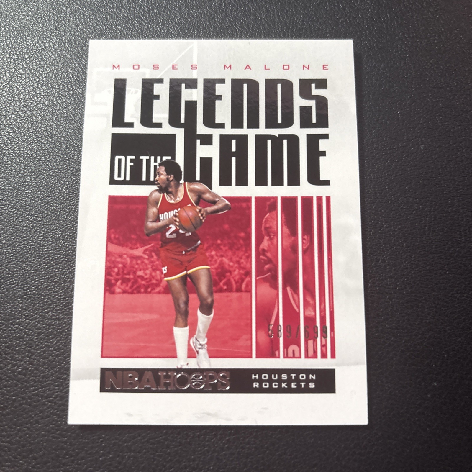 2020-21 Hoops #21 Moses Malone Legends of the Game #/699