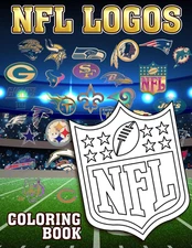 NFL Logos Coloring Book: Unwind with Sports Coloring Pages and Team Logo Designs