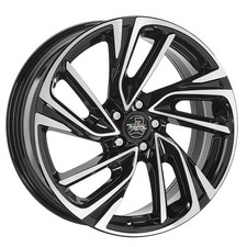 ALUFELGE ARCASTING VICTORIA FUR SKODA FABIA 7.5X18 5X100 BLACK POLISHED XC6