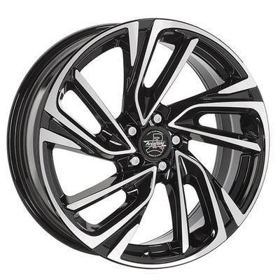 ALUFELGE ARCASTING VICTORIA FUR SKODA FABIA 7.5X18 5X100 BLACK POLISHED XC6