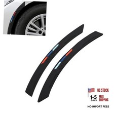Car Wheel Eyebrow Protectors, Silicone Anti-scratch Wheel Arch 2 PCS Black