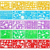 Kinder Malschablonen Set Weihnachten Basteln Schablonen Malen DIY 20 StüCk