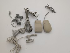 Vintage Apple Accessories - Bus Mouse G5431 M2706, 590-0552 Cable, Microphones