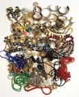 Vintage Costume Jewelry Lot Retro Brooches Pendants  Necklaces Bracelets 6.5 Lbs