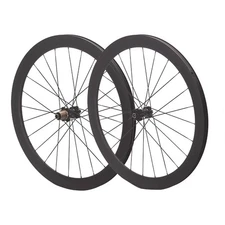 700C 38/50/58mm Depth Carbon Road Racing Bike Wheelset Center Lock/6 Bolt Hub