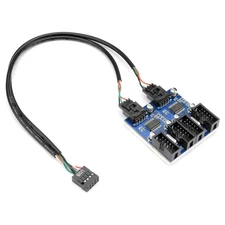 USB 2.0 Splitter Male 1 to 4 Female Motherboard USB Splitter USB 2.0 Splitter...