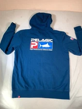 PELAGIC HIGH PERFORMANCE zip up hoodie jacket fishing medium