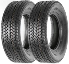 eCustomrim 2-Pk Trailer Tires ST205/75D14 DEEP TREAD Bias Ply LRC 1760 Lbs.