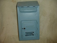 SEHR SELTENES DESIGN VINTAGE Briefkasten P. N Co Fulton Il belüfteter Riegel Tür Brief Klappe