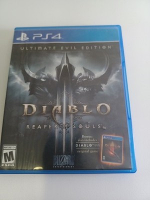 PS4 Diablo 3 Reaper Of Souls Ultimate Evil Edition Tested Sleeve Water Damaged 