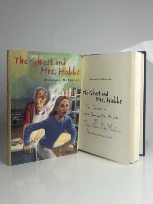 The Ghost and Mrs. Hobbs by Cynthia DeFelice SIGNED Autograph HC Book