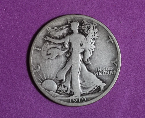 1919-D Walking Liberty Half Dollar #P34018