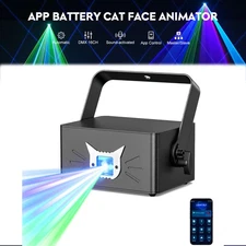 Portable Animation Laser Light 6-8 Hours Battery Life 100 Built In Patterns Xmas