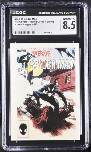 1991 Web Spider-Man 1st Covers Marvel Comics Presents Card #25 CGC 8.5 NM/MINT+