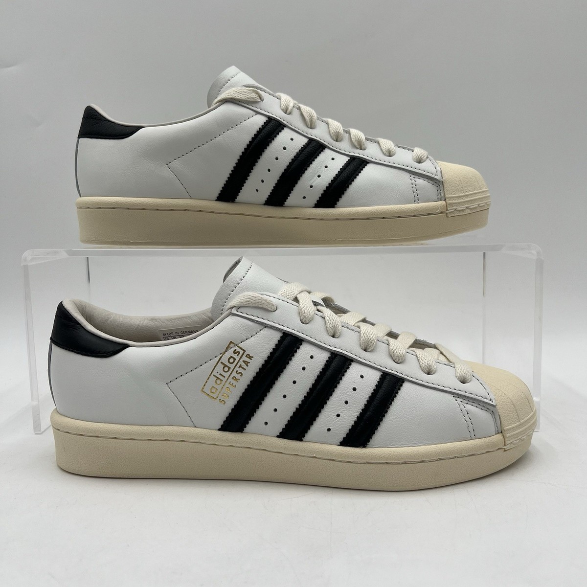 Womens Size Adidas Originals Superstar Vintage White Black