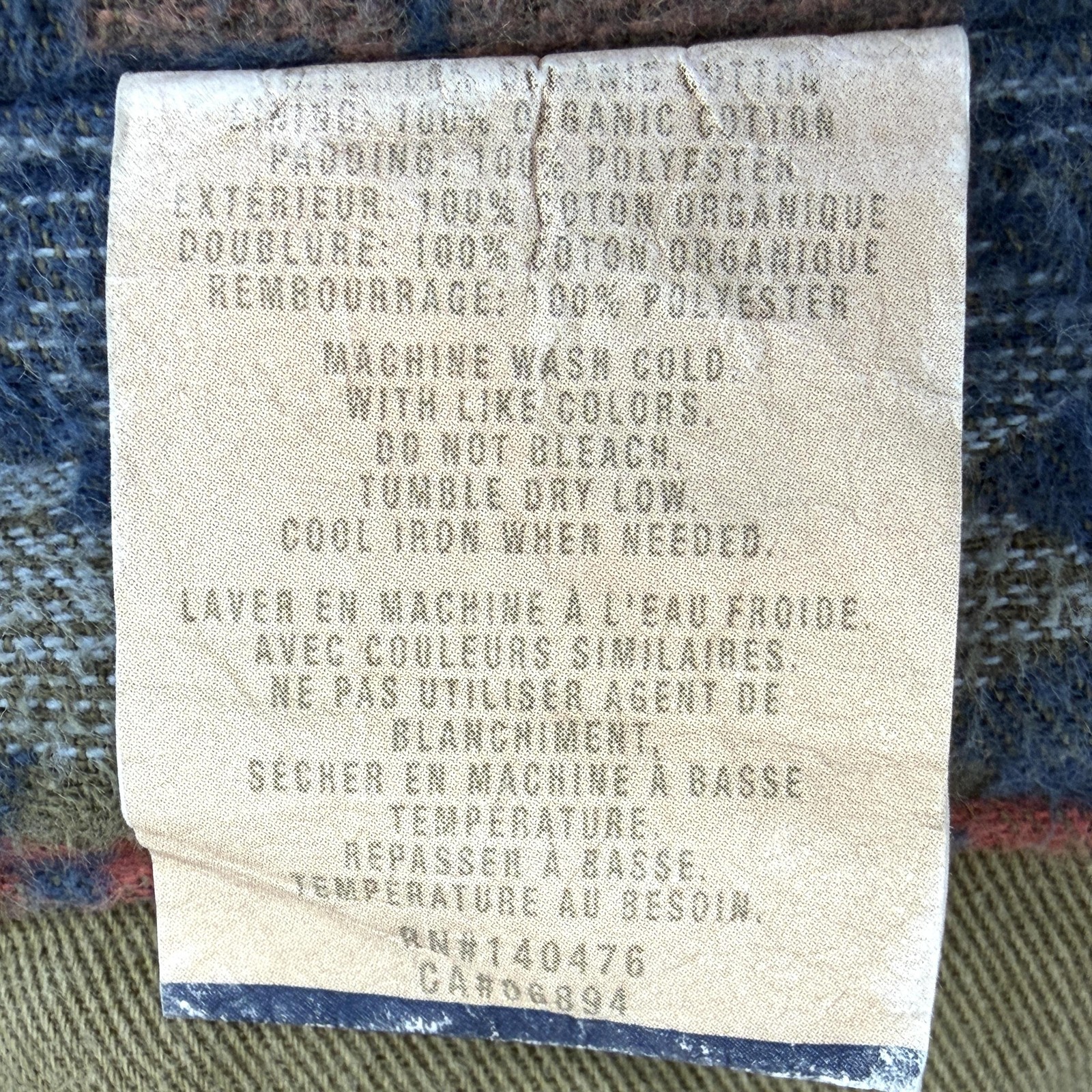 Faherty Jacket Mens Small Multicolor Reversible Q… - image 12