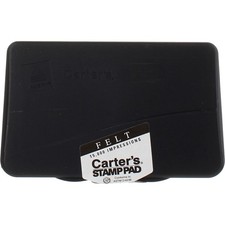 Carter's Felt Stamp Pad, Size 1, 2.75in X 4.25in, Black